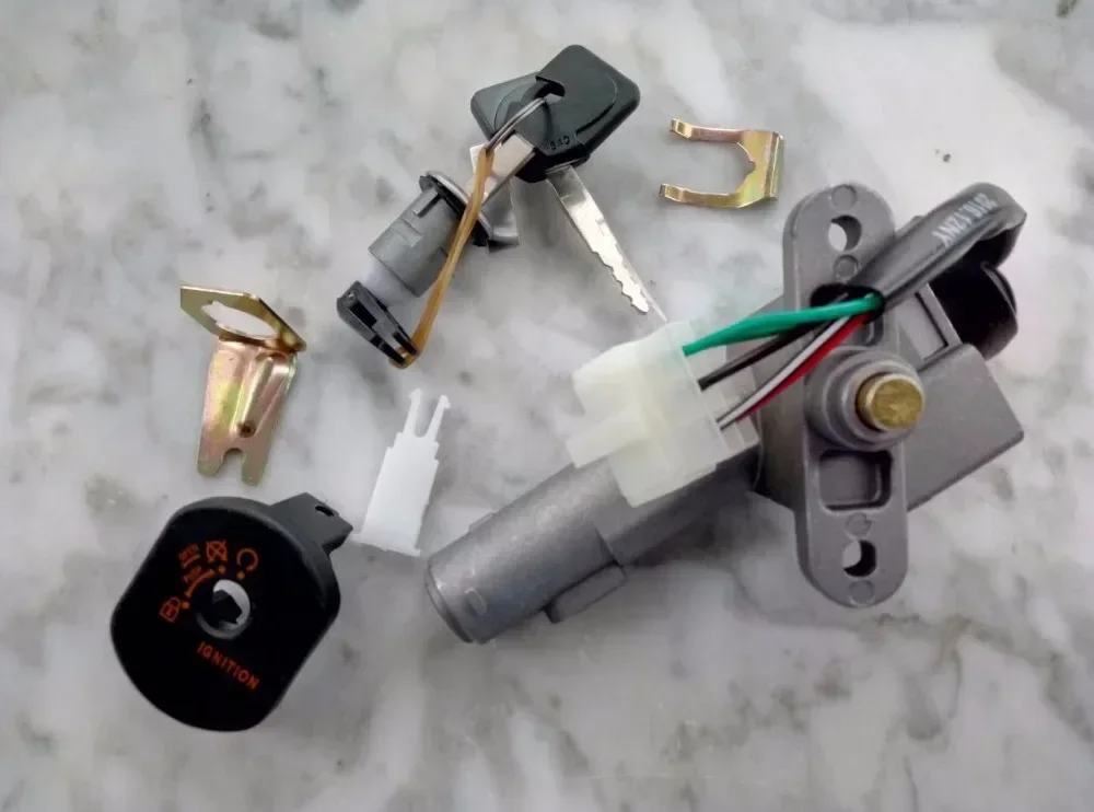 SYM TINI XS110T motocicleta Scooter llave de encendido interruptor bloqueo SYM TINI XS110T motocicleta Scooter llave de Lock