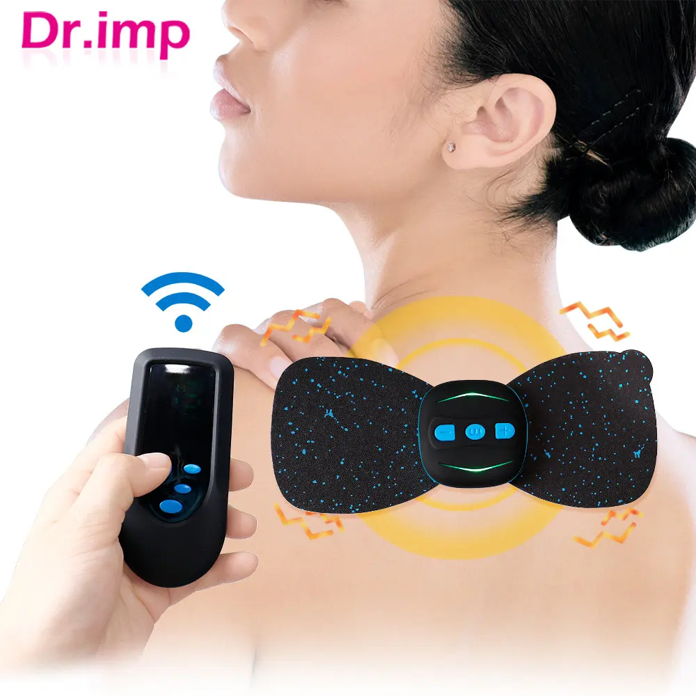 

Remote Control TENS Body Massager EMS Massage Patch Neck Cervical Massagers for Back Physiotherapy Muscle Stimulator Health Care