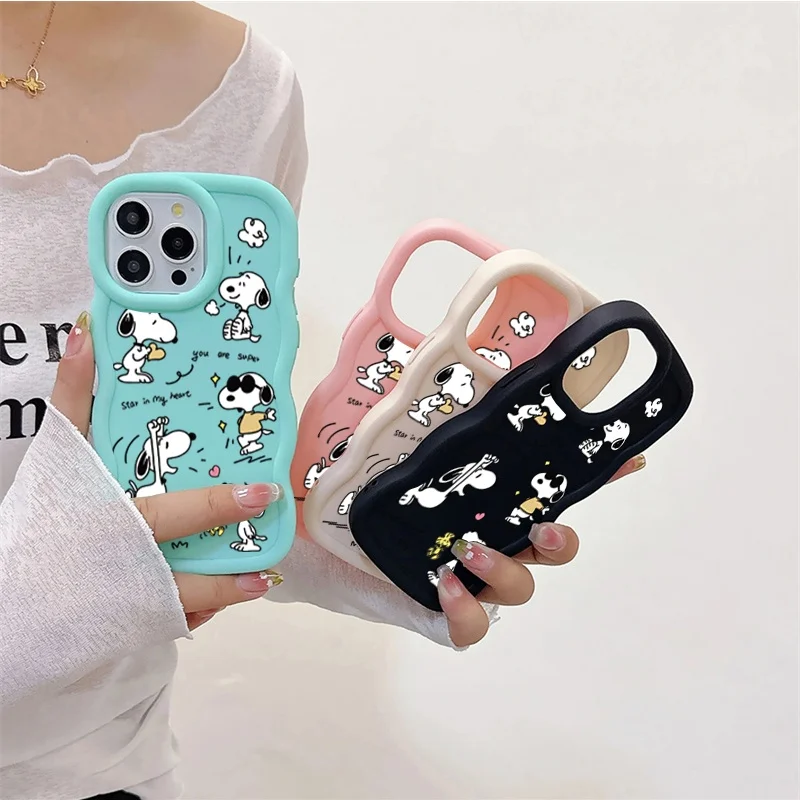 Divertente Snoopy Cassa Del Telefono Per Samsung Galaxy A54 A55 A16 A15 A14 A36 A26 S25 S24 S23 S22 Plus Ultra S20 S21 FE Copertura In Silicone Morbido