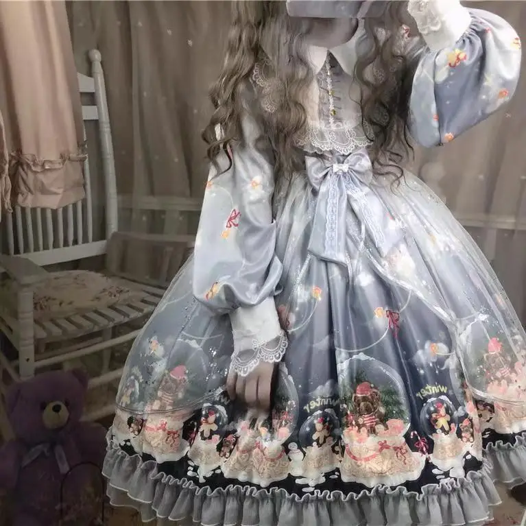 Plus größe lolita kleid Mädchen Halloween Cosplay Katze Ohren Mit Kapuze Mantel Strap Kleid Gothic Frauen Party Kawaii Kleider