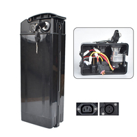 1pc Electric Bike Battery Box Ebike Large Capacity Holder Case With 2 Keys Electric Bicycle Accessories