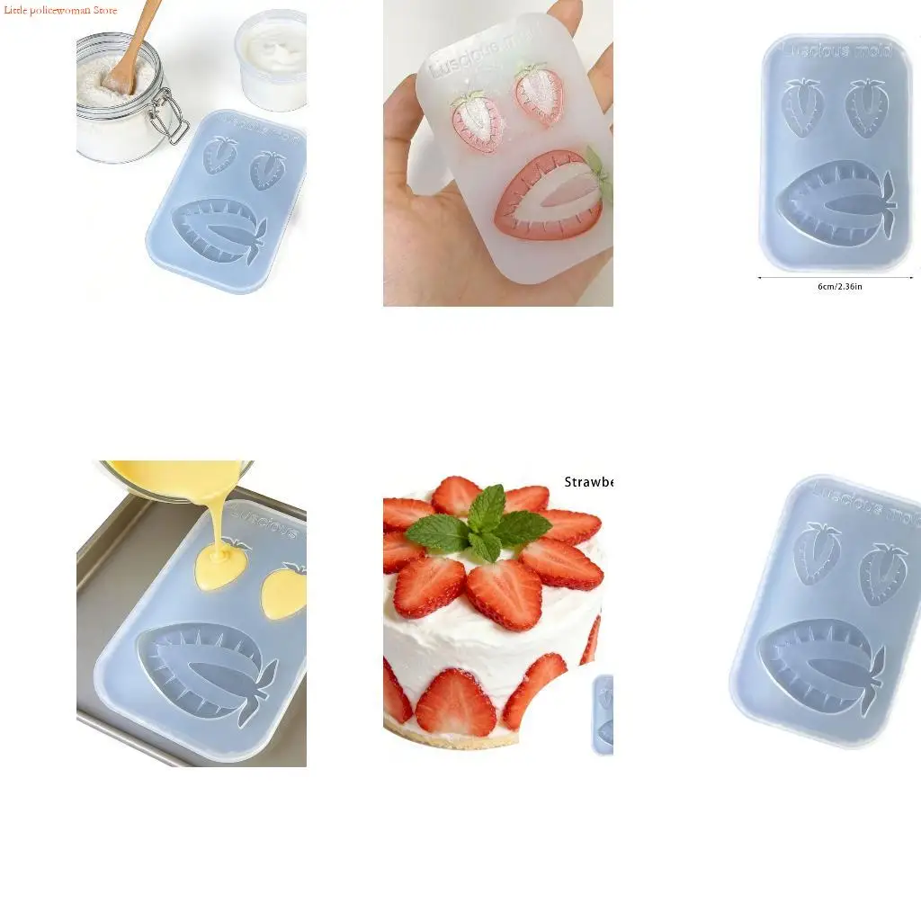 F92D Flexible Silicone Fruit Slices Mold With Smooth Texture Accent For Art Creations