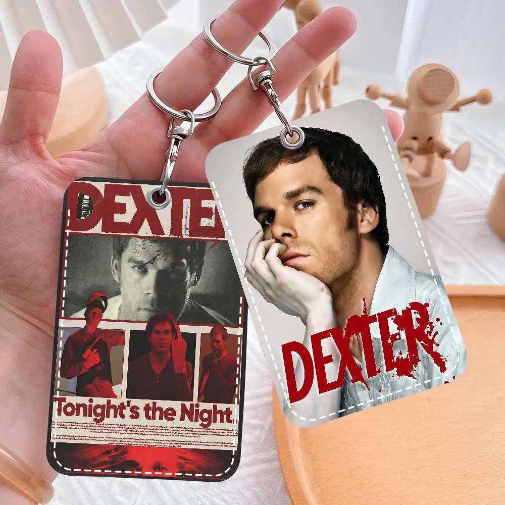 

Кожаный кошелек для карт D-Dexter Michael C.Hall, классический, тонкий, для документов, для офиса и школы