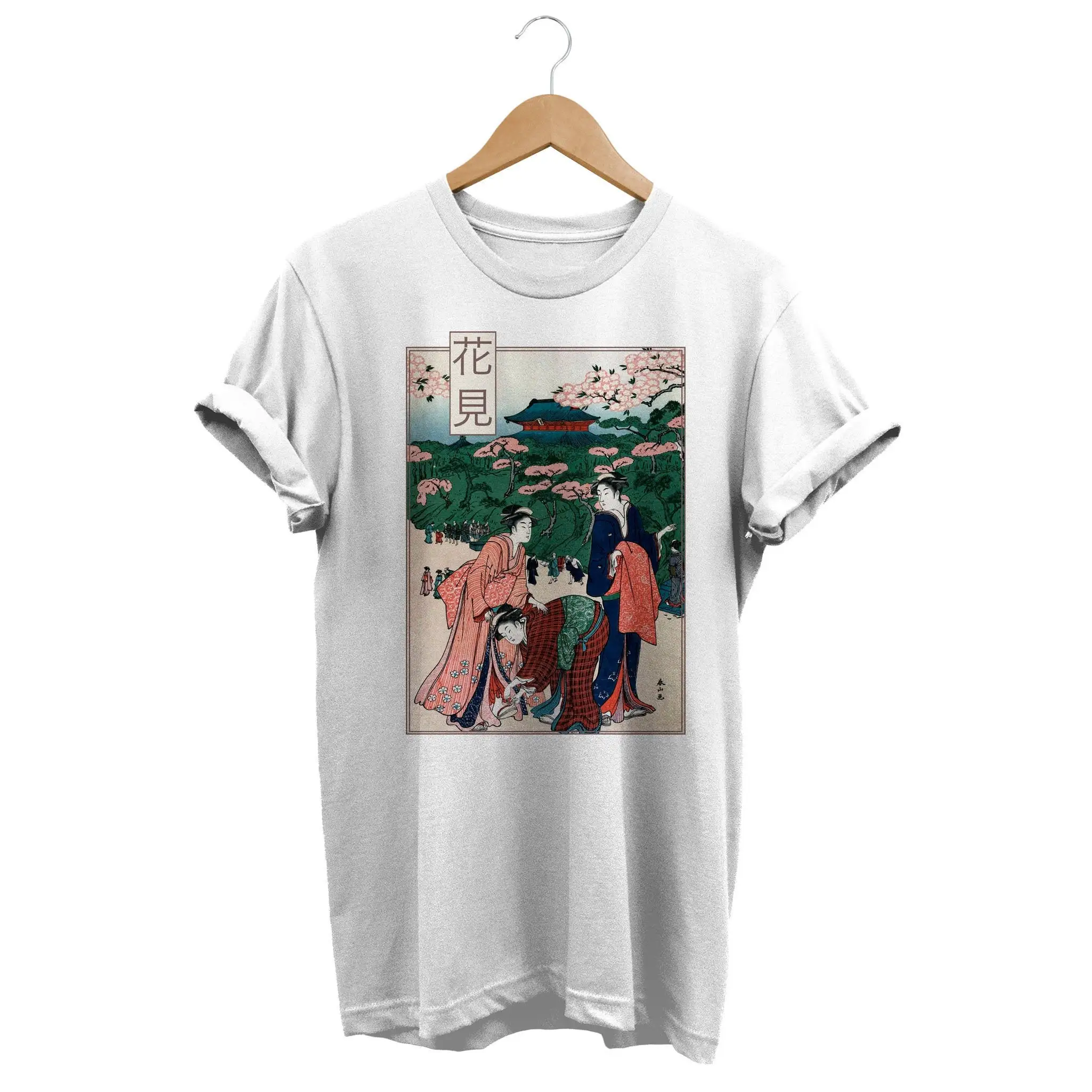 Japanese Aesthetic T Shirt Grunge Vintage Art Edgy Clothes Otaku Clothing Retro Apparel Cherry Blossom Japan J Fashion