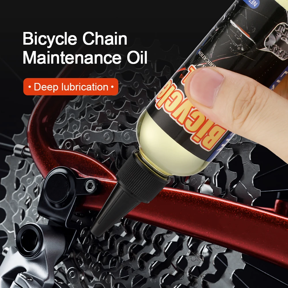 100ML Bicycle Long-lasting Chain Lubricant Chain Wax Maintenance Oil Spray Mountain Bike Anti-rust Maintenance Lubricant