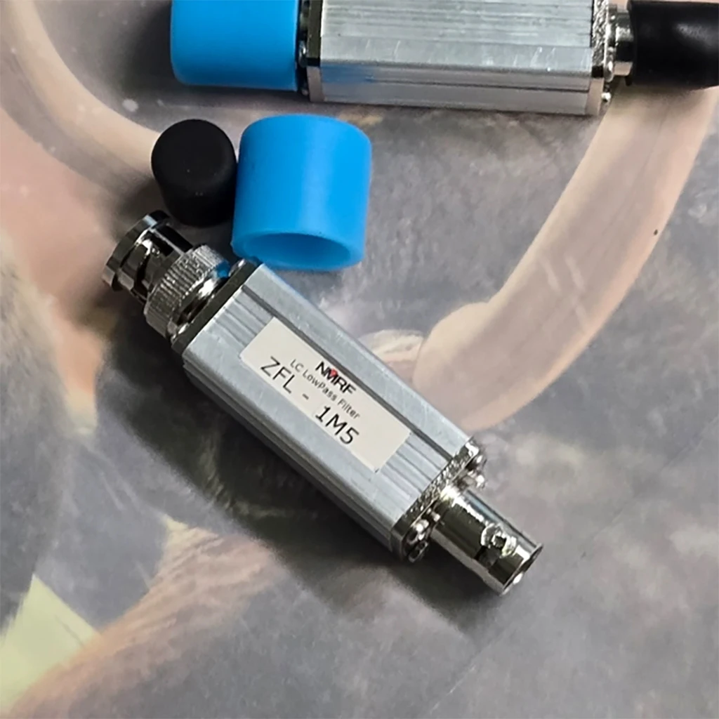 

3.5MHz/7MHz/1.5MHz BNC-M BNC-F Interface Low-Pass Filter LC Discrete Component Fabrication Flat Passband Compact Design