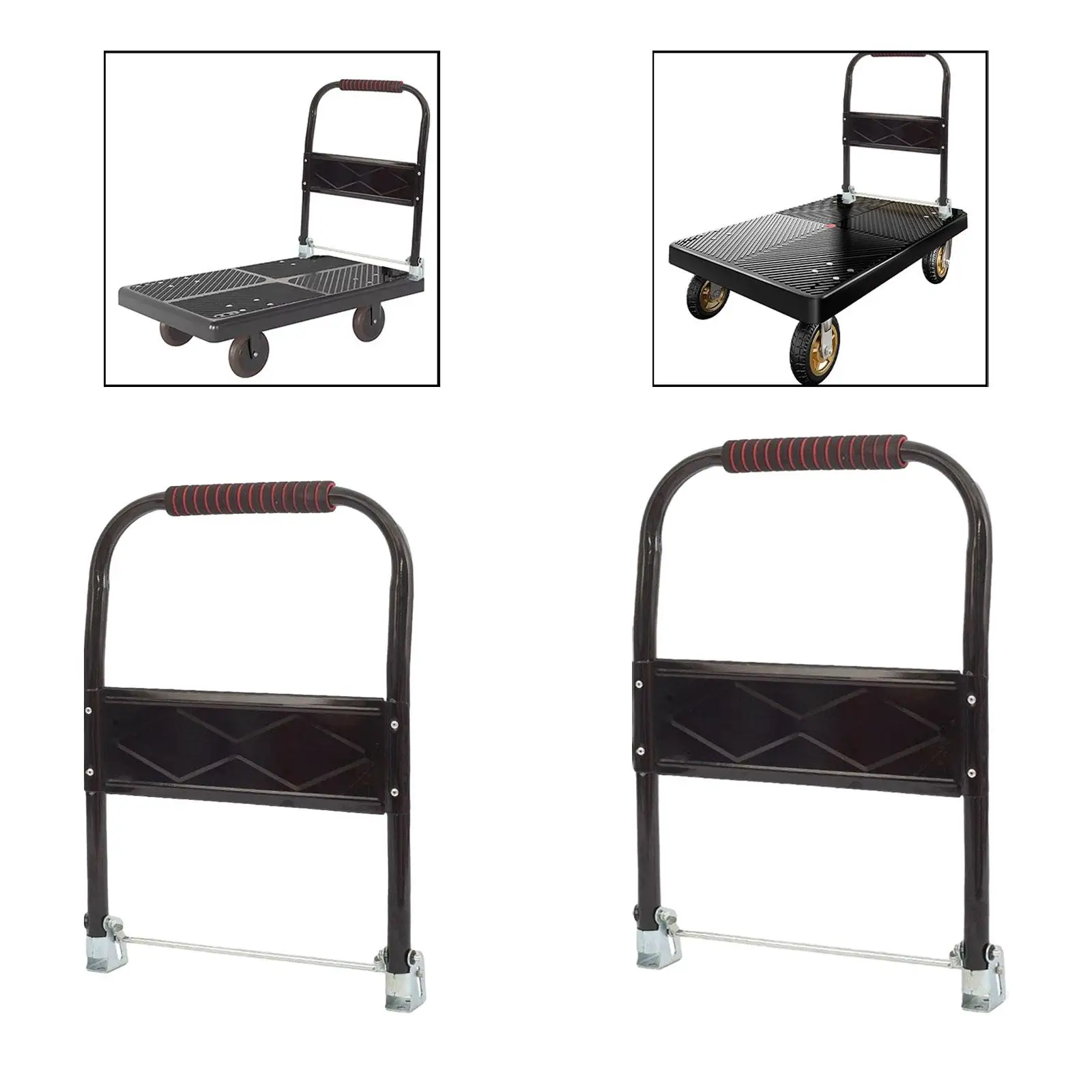 

Запасные части для ручки планшетной тележки, простые в установке аксессуары, профессиональная портативная тележка для перемещения, ручная загрузка тележки