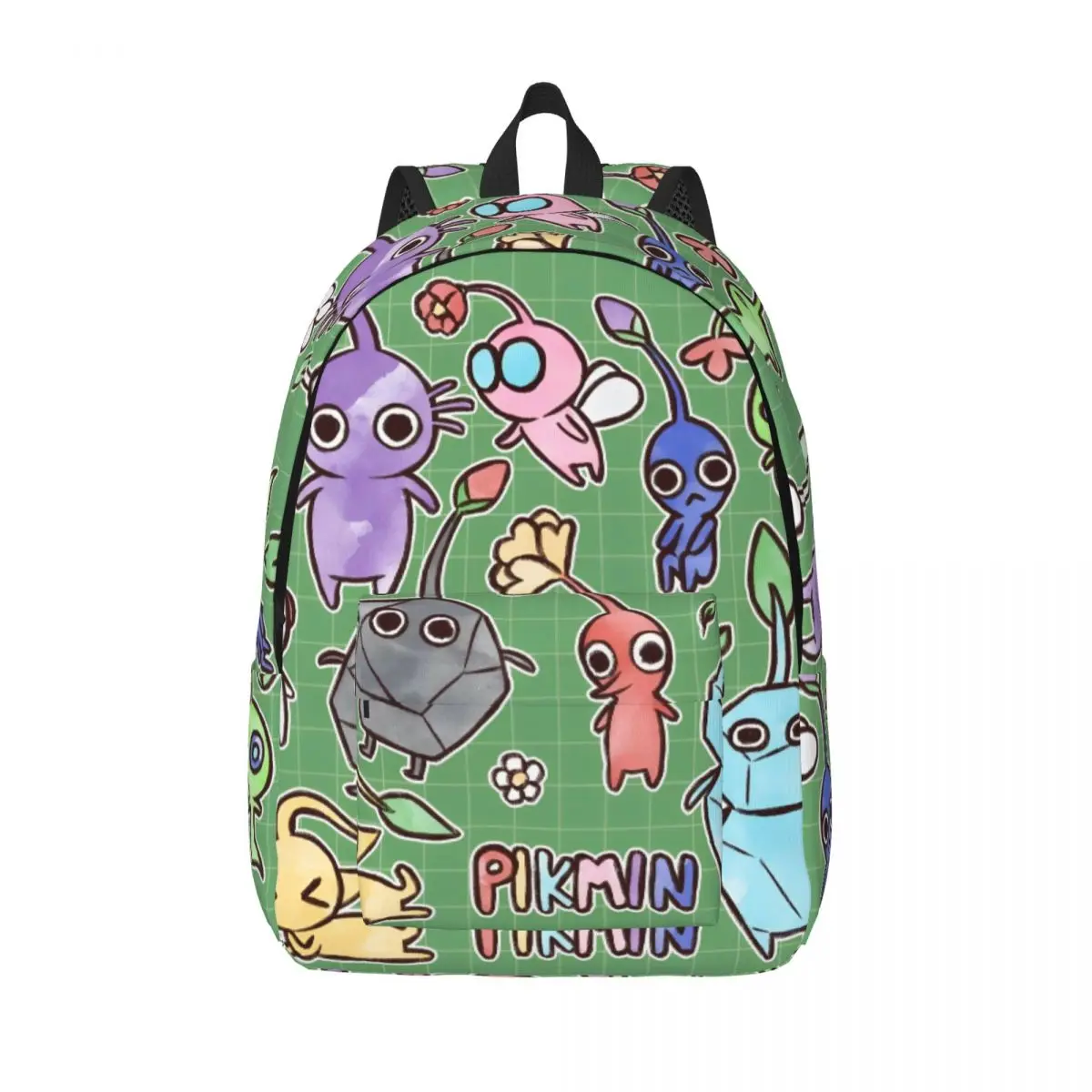 pikmins-familia-bonito-diversao-mochila-para-homens-mulheres-legal-estudante-caminhadas-viagem-daypack-jogo-anime-computador-portatil-bolsa-de-ombro-esportes