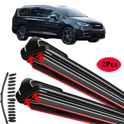 For Chrysler Pacifica MPV 3.5 4.0 AWD 2003 2005 2006 2008 2017 2018 2019 2020 2021 2022 Double Rubber Windshield Wiper Blades