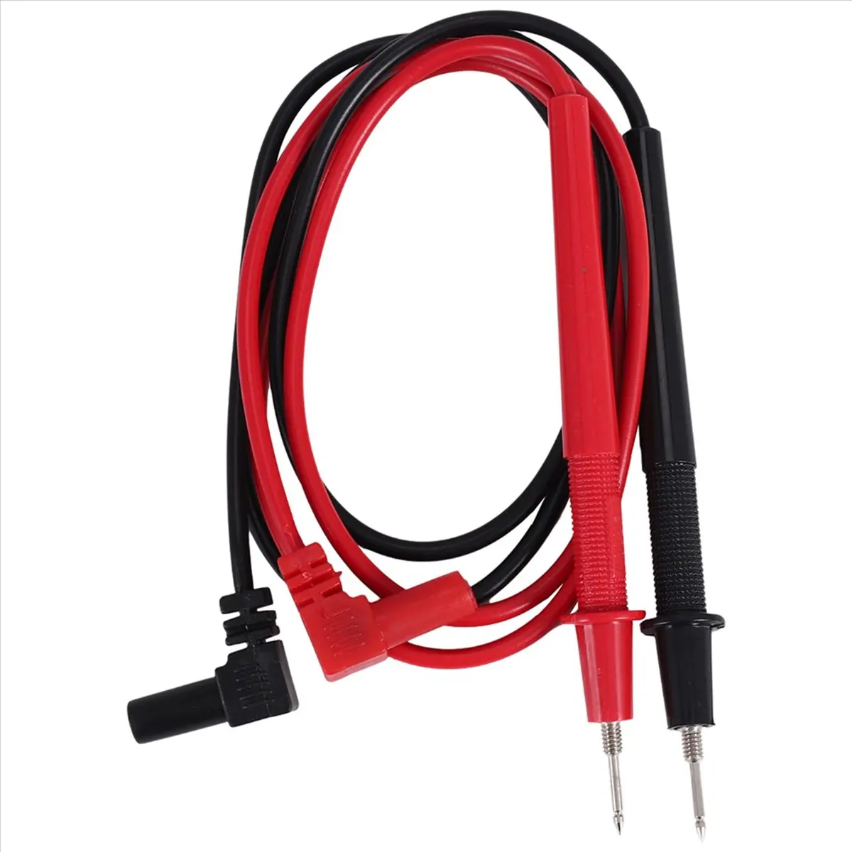 DT38 1000V Banana Plugs Detachable Tip Multimeter Probe Test Lead Black Red Pair