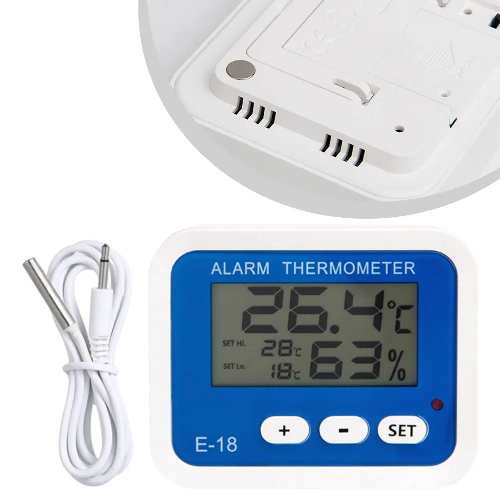 This Digital Alarm Thermometer and Hygrometer Comes With a Probe to Accurately Measure Your Home's Environment Levels