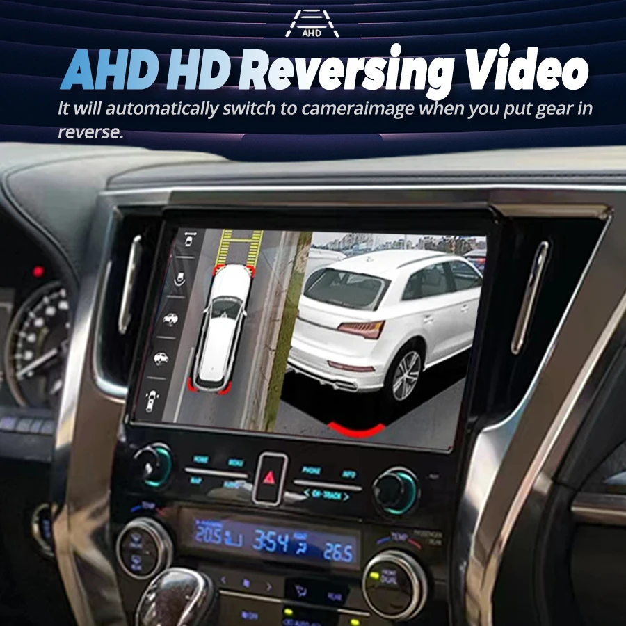 11,5-дюймовый Android 14 для Toyota Alphard 30 Vellfire 2015-2019, автомобильный GPS-навигатор, головное устройство, мультимедийный плеер, автомагнитофон