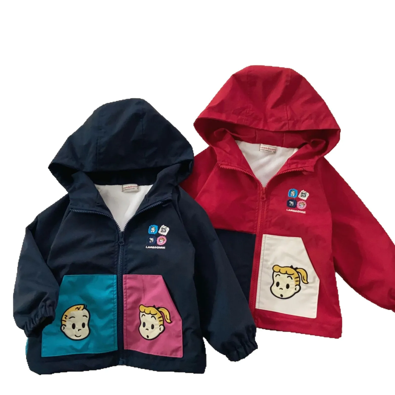 

Children's Japanese Coat 2025 New Edition Harada Children's Long Sleeve Hoodie Baby Top Autumn Edition Cartoon Windproof Coat