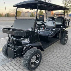 Custom 48V 72V Lithium Battery 5000W AC Motor Golf Carts Electric 4 6 8 Seater Golf Buggy Electric Golf Carts