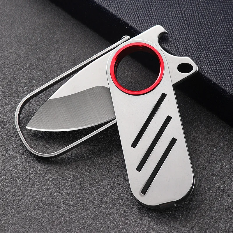 Mini Portable Stainless Steel Outdoor EDC Tool Key Chain Pendant Is the Perfect Tool for Opening Packages and Daily Use image 2