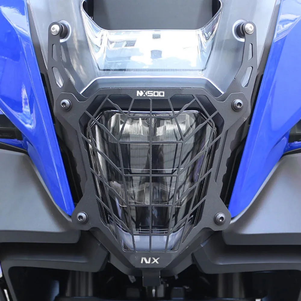 

For Honda NX400 NX500 2023-2024-2025 Motorcycle Accessories Headlight Head Light Front Guard Protector Cover Protection Grill