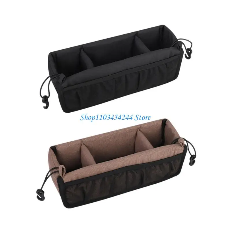 

G2TC Pushchair Storage Bag Leakproof Compartment Large Space Infant Item Organsier