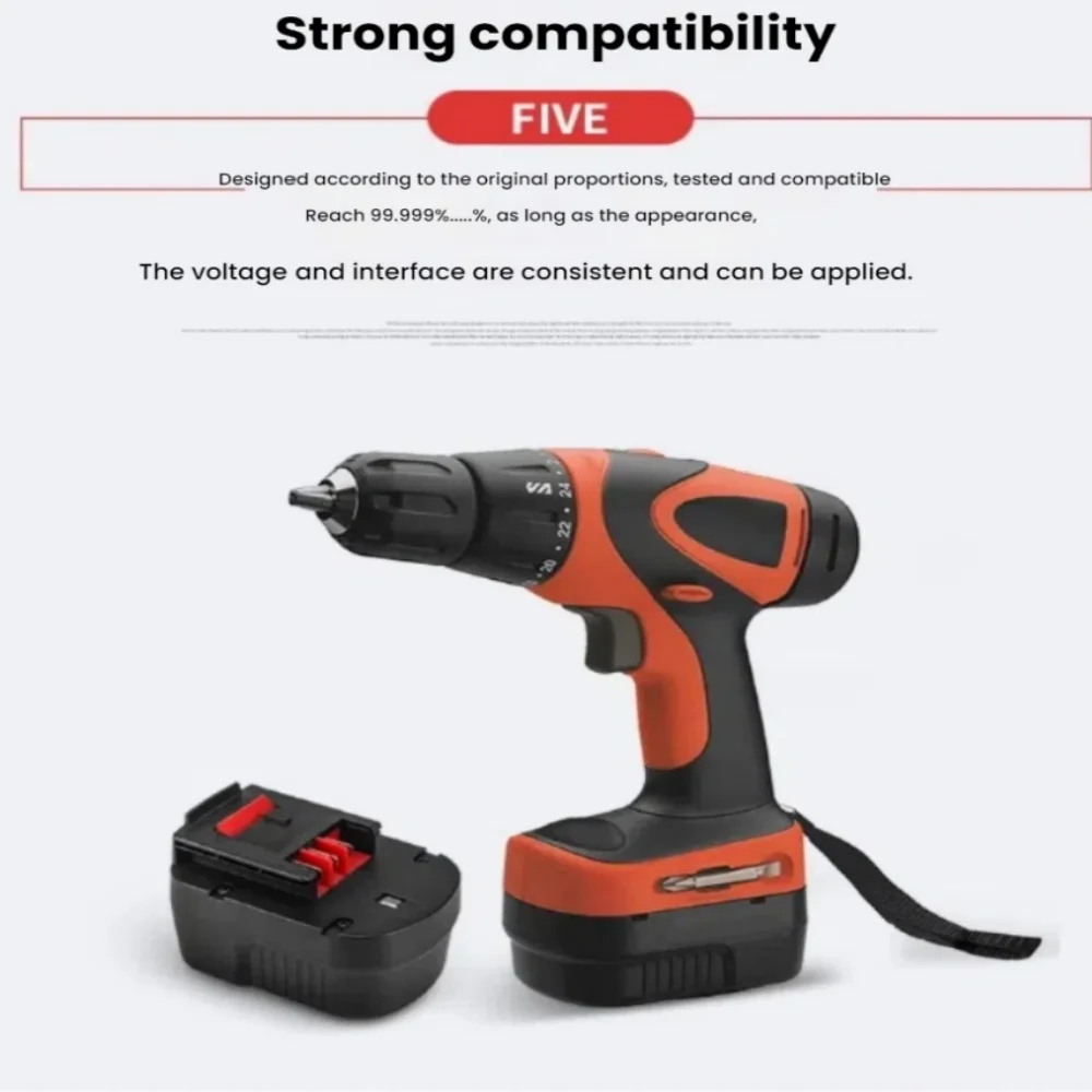 

for Black&Decker 18V 8000mAh Power Tool RechargeableBattery A18 A1718 A18NH HPB18 HPB18-OPE FS1800CS FS1800D FS1800D-2 FS1800ID