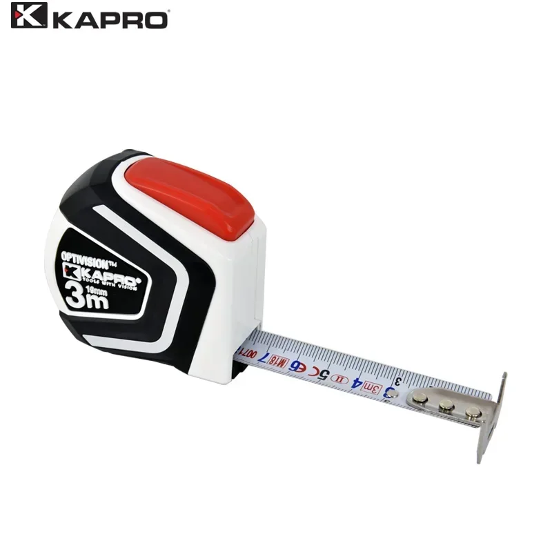 KAPRO Original High Precision Woodworking Steel Tape Measure 3m 5m 8m Metric Double Sided Graduated Box Ruler 5m 8m Magnetic