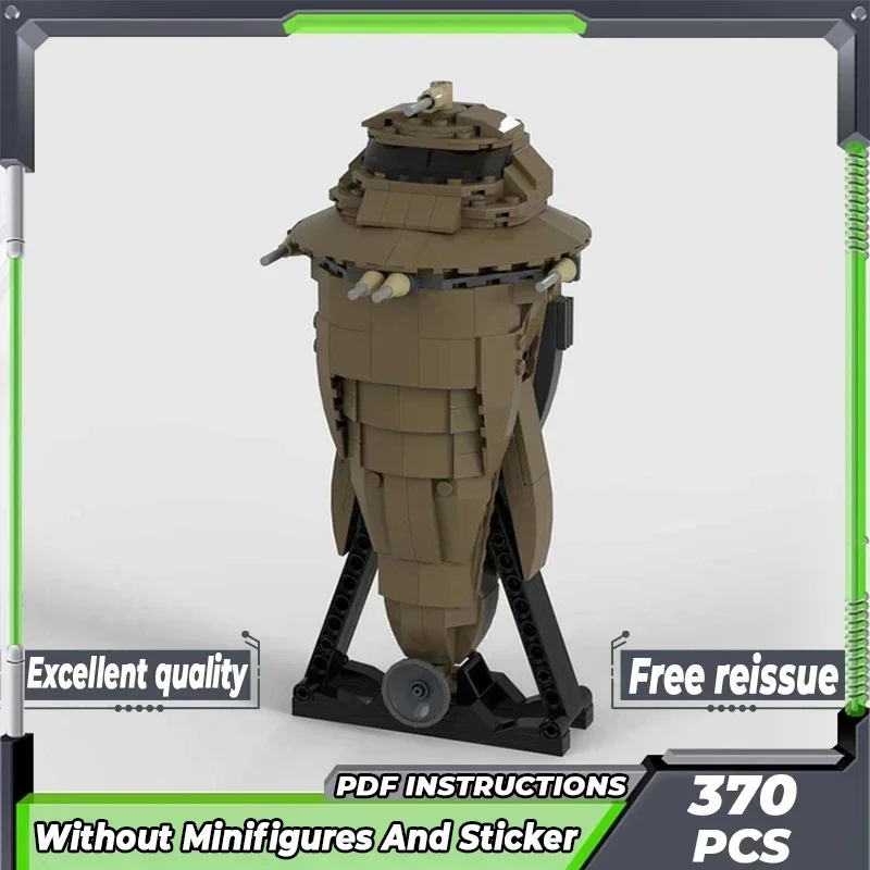 

Звездная модель фильма Moc, строительные кирпичи, дробилка солнца, аэрокрафт, технология, модульные блоки, подарки, рождественские игрушки, наборы «сделай сам», сборка