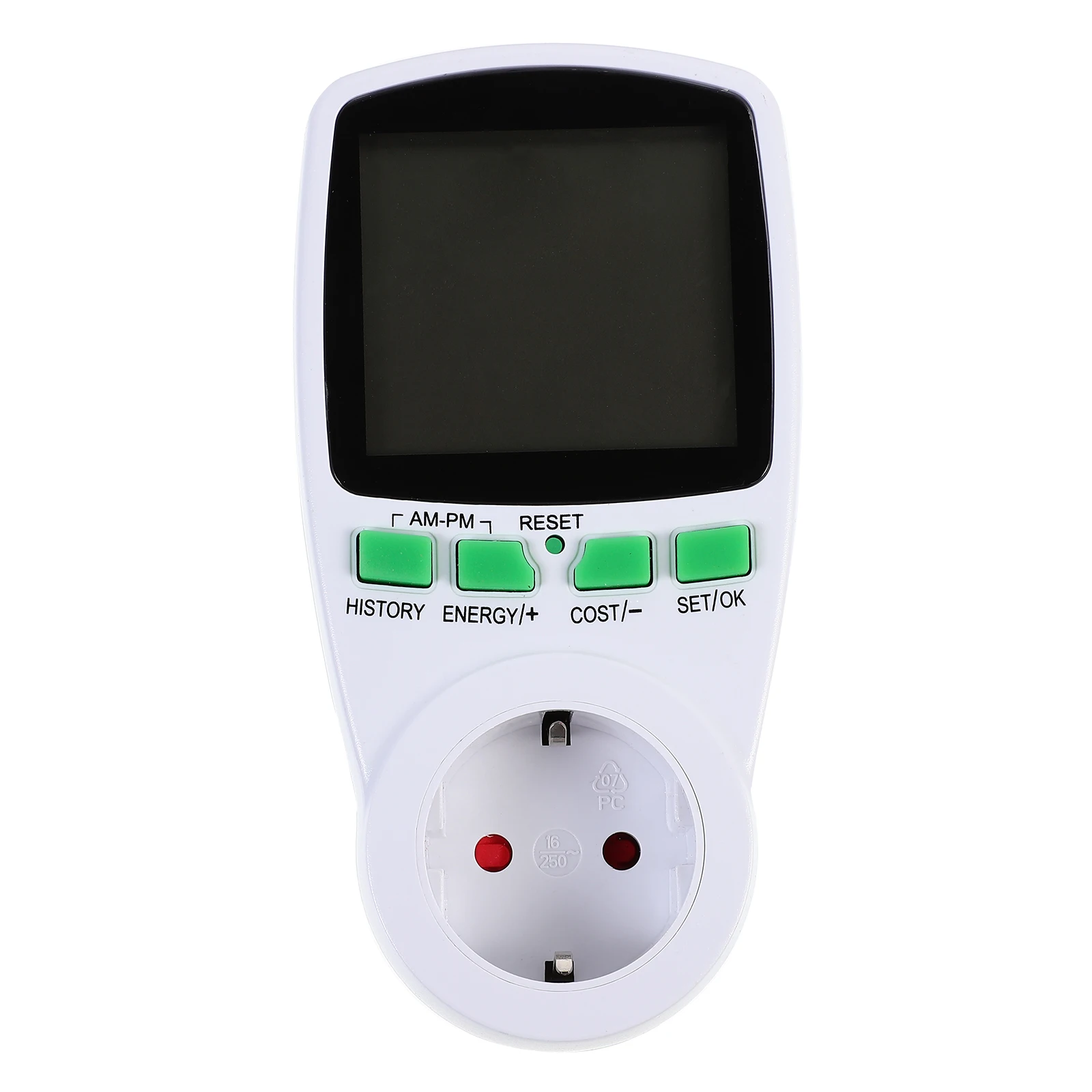 

Adapter with LCD Display Digital Power Monitor Measuring Socket Analyzer Watt Meter Electricity Usage Plug