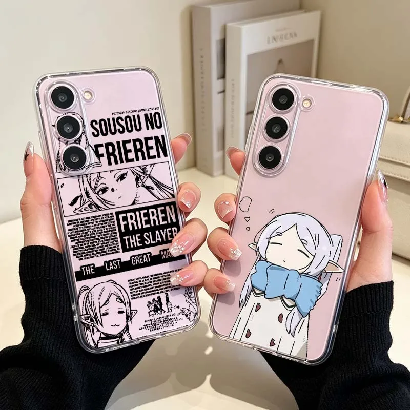 Frieren Anime Girl For Samsung Galaxy Note 20 10 M56 M54 M53 M33 M23 17 M15 M14 M11 M04 M07 F07 Ultra Phone Case Cover