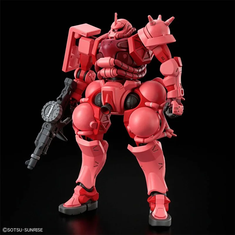 متوفر في المخزون حقيقية بانداي جاندام أطقم منمذجة HG 1/144 MS-06S Char' S Zaku GQ أنيمي عمل الشكل جمع التجمع نموذج الأولاد اللعب #3