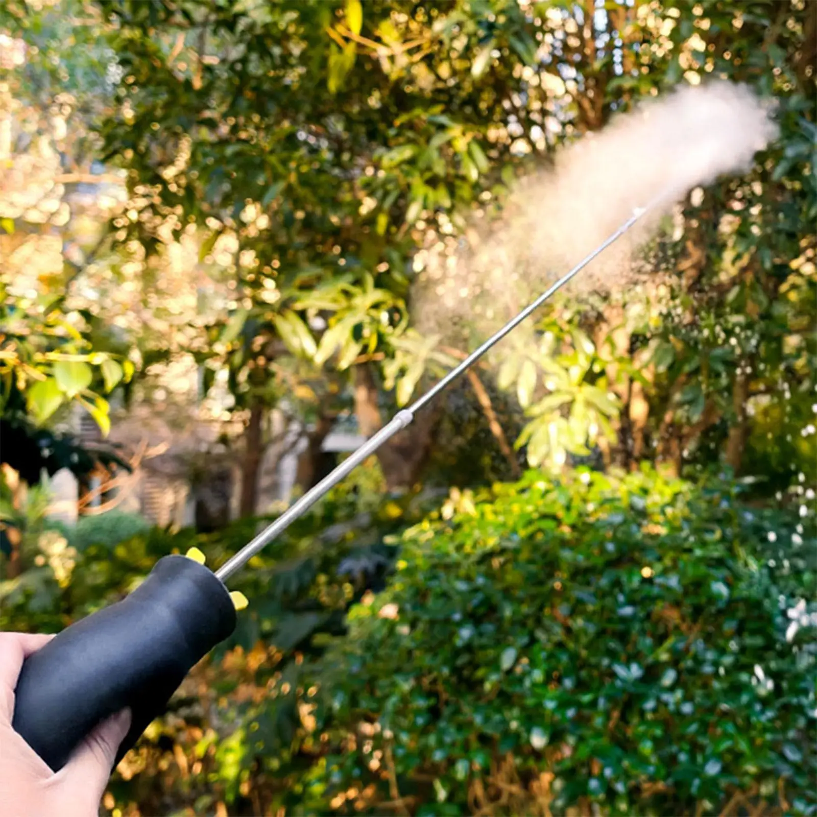 Handheld Powder Duster Applicator Adjustable Capacity Multi Purpose Dispenser Tool for Home and Garden Use