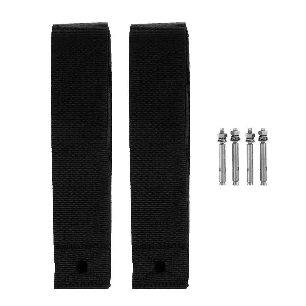 4 Pieces Heavy Duty Paddleboard Surfboard Indoor Hanging Storage Garage Wall Rack Straps Hanger Webbing Holder Keeper . 34''