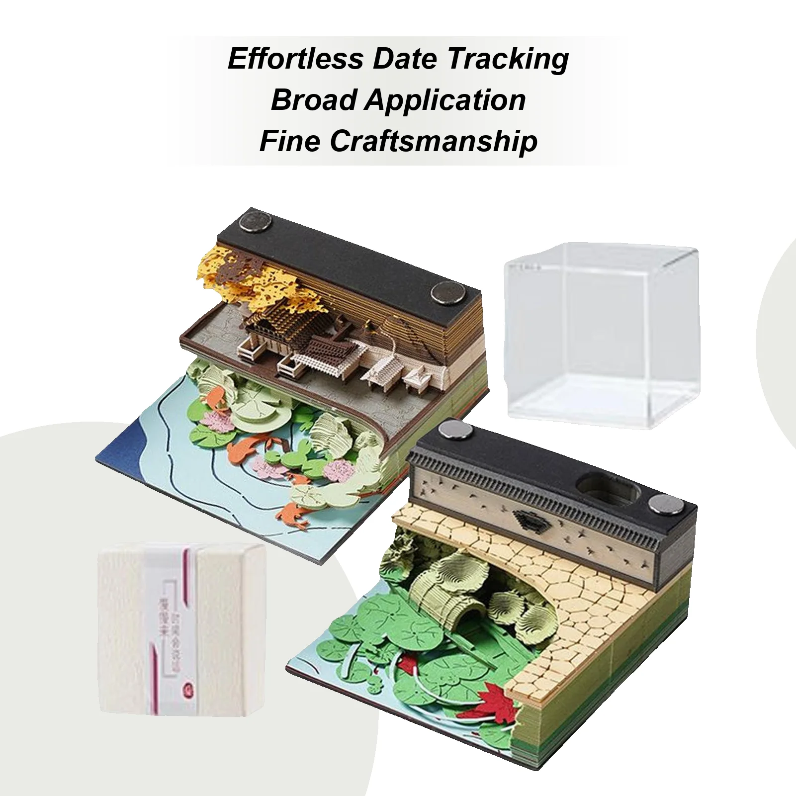 

3D блокнот для заметок, календарь 2026, отрывная наклейка для планирования, ежедневное управление расписанием, домашний декор, организация учебы