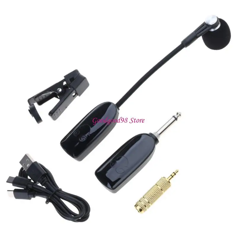 Wireless Sax Mic With Sound Production Enhances Convenient For Saxophone Trumpet Stage Performances And Studio  view 5