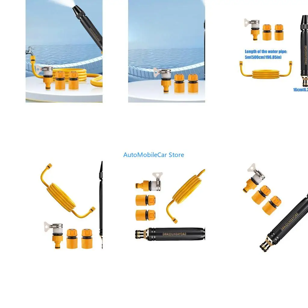 G8TE Multifunction Garden Hose Nozzle Pressure Washer Guns Water Sprayer Guns Perfect For Car Wash And Yard Care