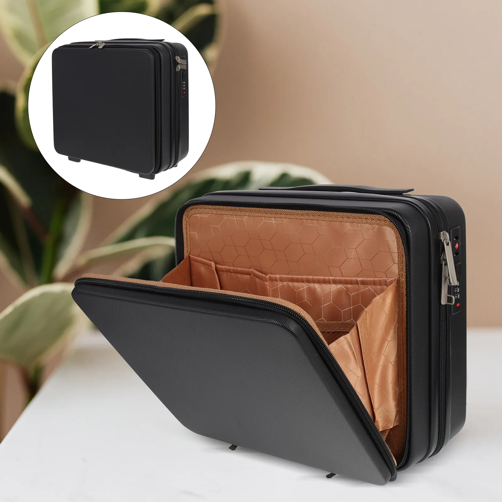 

16-Inch Multifunctional Suitcase Women'S Toiletry Storage Bag Travel Portable Makeup Holder Simple Organizer For Beauty