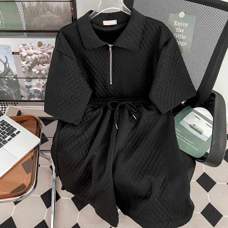 

Летний спортивный комплект из футболки с коротким рукавом и шорт для подростков, повседневный модный мужской наряд из бамбукового угольного волокна Five-Qua