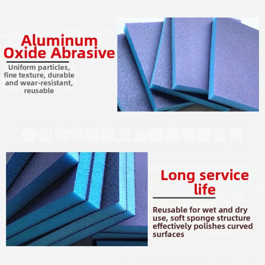

Cleanable Sandpaper Pads Abrasive Tool Foam Sandpaper Abrasive Coating Aluminum Oxide Material Efficient Performance