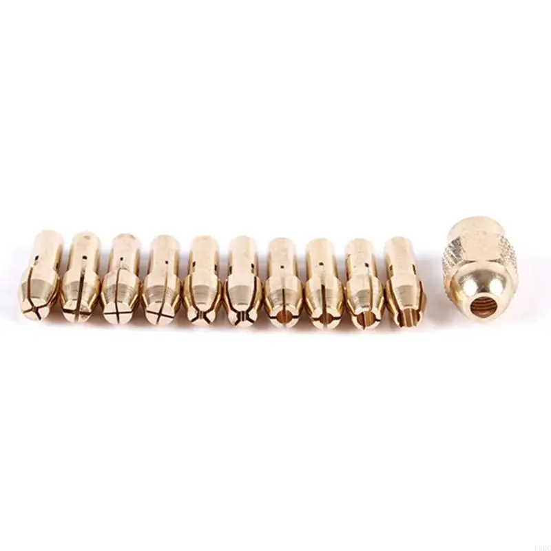 L8RC Mur Collet 0.5-3.2Mm Adaptor Chuck Bor Collet Mata Bor Listrik Kecil