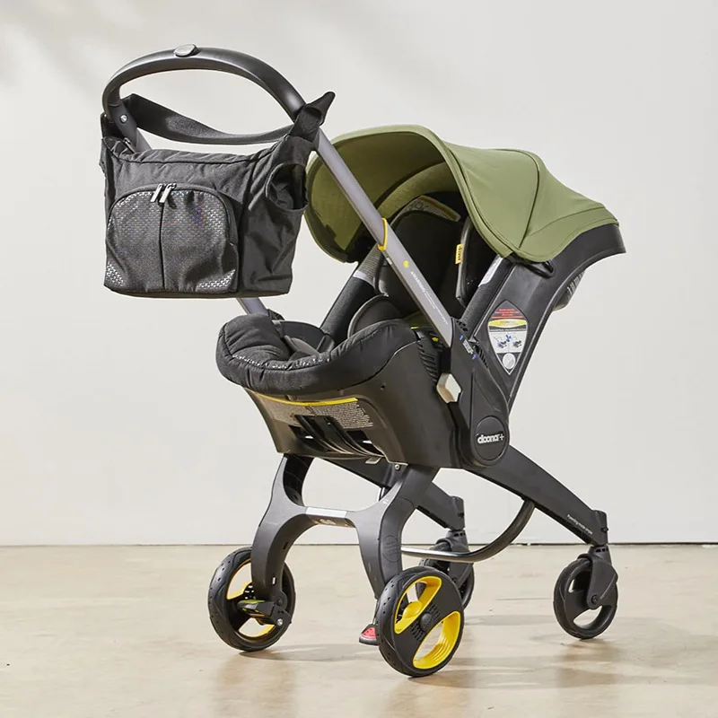 Portable Stroller Diaper Bag Single Shoulder Mommy Storage Bag For Baby Stroller Multifunctional Stroller Waterproof Storage Bag view 2