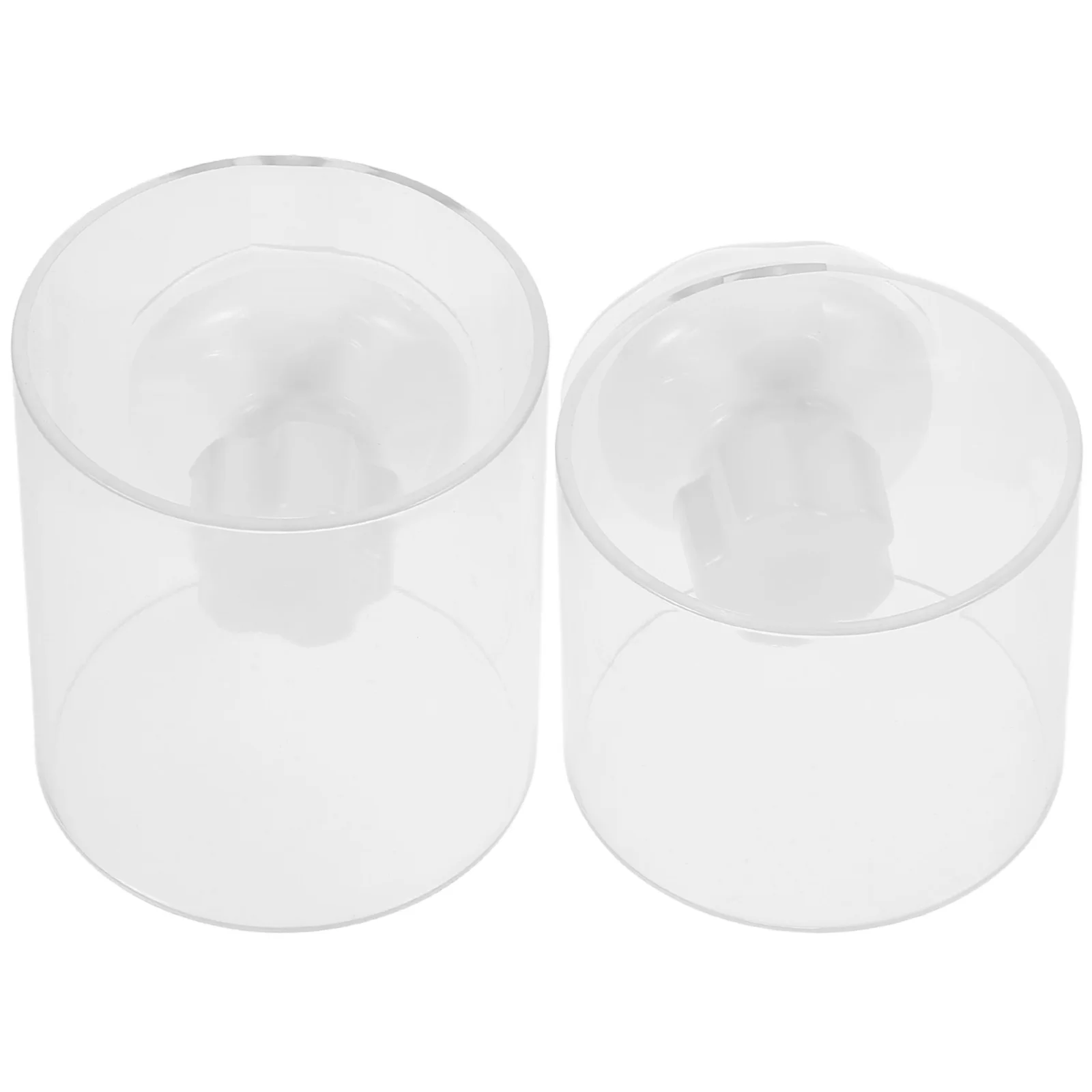 

2Pcs Feeding Circle Aquarium Accessories Floating Ring Acrylic Fish Tank Supplies Large Small Feeder Tool Holder Pet Supplies