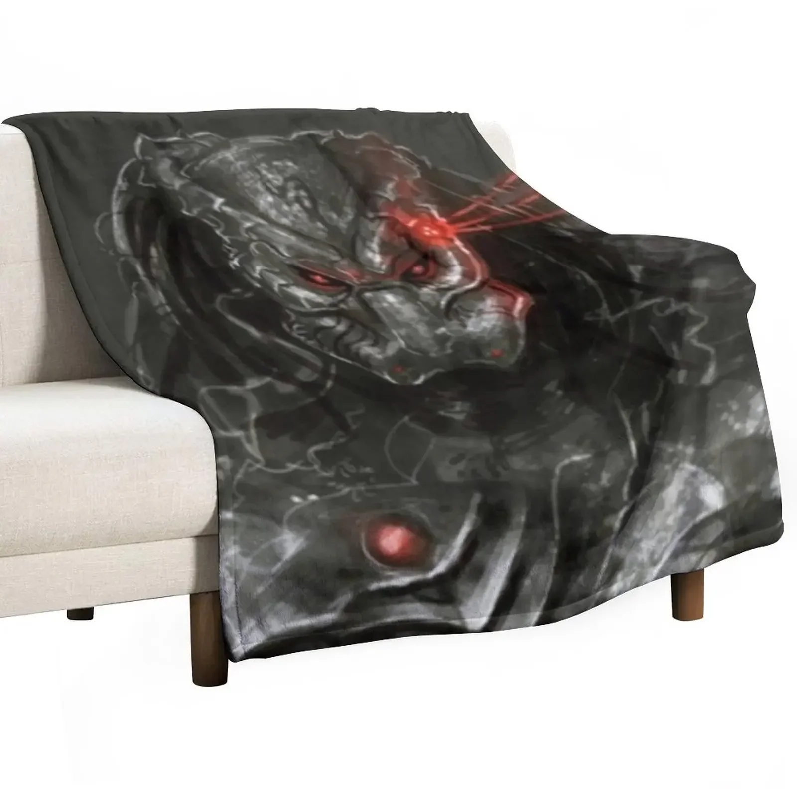 PREDATOR Throw Blanket Large funny gift Retros Hair Blankets