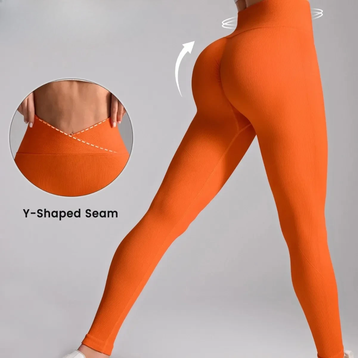 

New Women High-Waist Sport Leggings Solid Color Yoga Pants Quick Dry Workout Trousers Slimming Honeycomb Leggings for Women