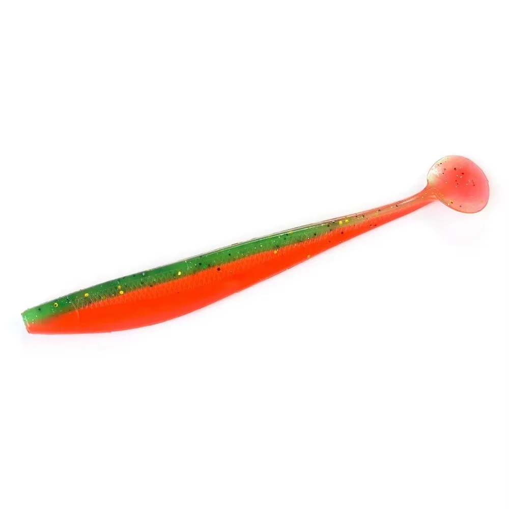 Señuelo ondulante de silicona con cola en T para lucio y lubina - imagen 4