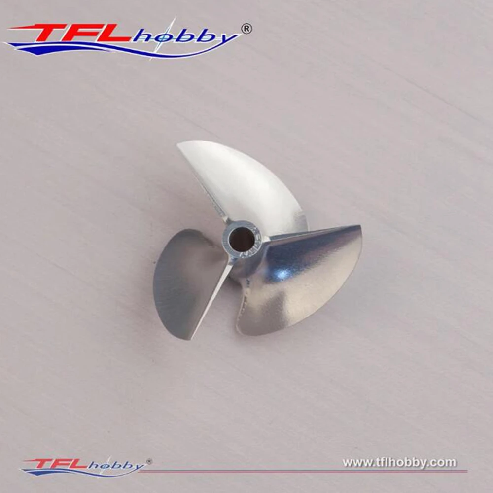 TFL Genuine Parts! Three-Bladed Propeller O-Series CNC 1.4 Dia=6.35mmThread Dia 58mm-70mm CCW Aluminium Propeller for RC boat