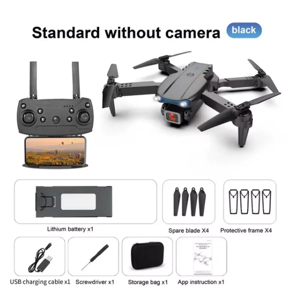 E99 Pro RC Drone with Camera Professional 4K Dual Camera WIFI Optical Flow Obstacle Avoidance Aerial Fpv Photography Quadcopter