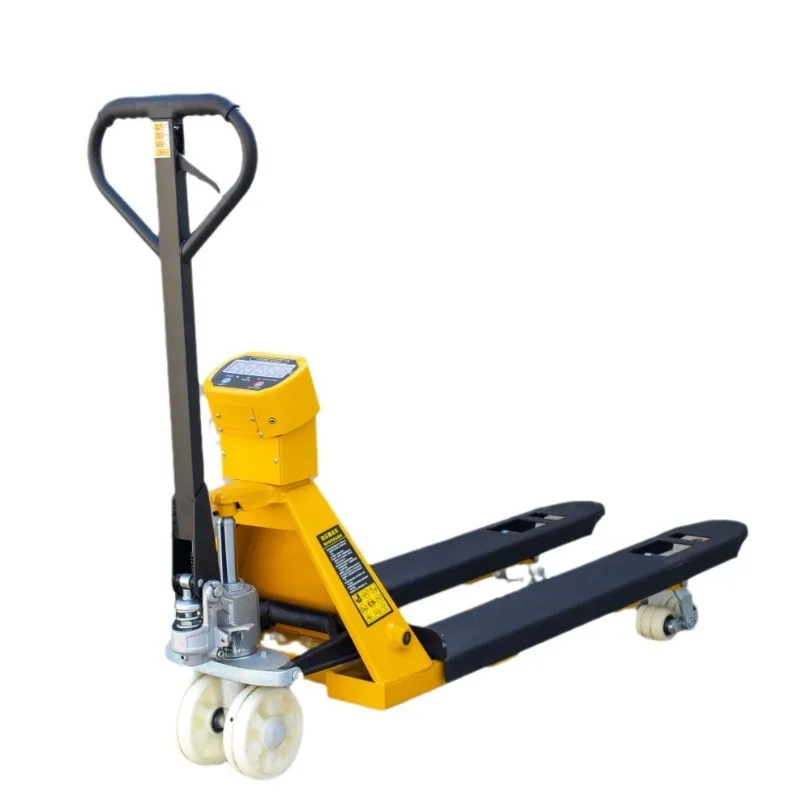 Earth cattle belt weighing forklift tray 0.1kg hand push truck