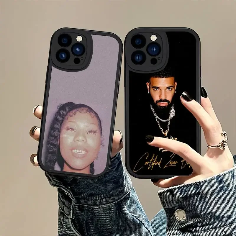 Rapper Aubrey Drake Graham Phone Case For iPhone 11 12 13 14 X XR Pro MAX 7 8 Plus Lens Protective Leather Soft Back Cover