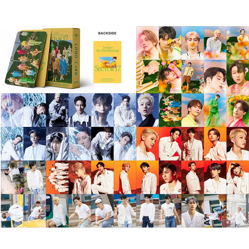 HOT 55Pcs Set Kpop Sector Face The Sun Photo Cards Attacca Darling LOMO Cards Phone Premium Photos