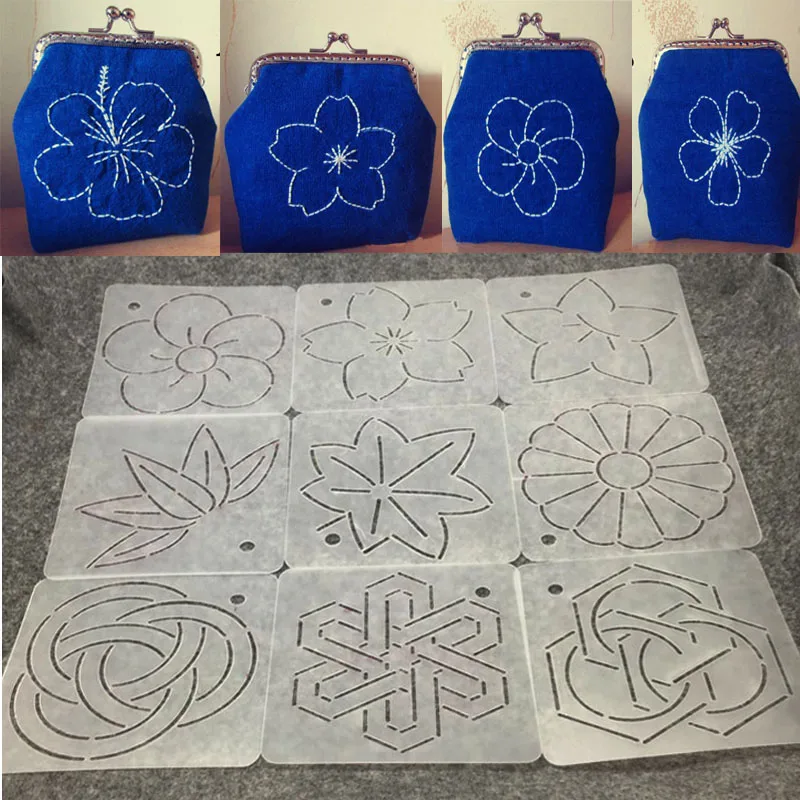 Sewing Quilting Patchwork Paper Templates Embroidery Stencil Reusable Drawing Board Handmade DIY Craft Sewing Accessories