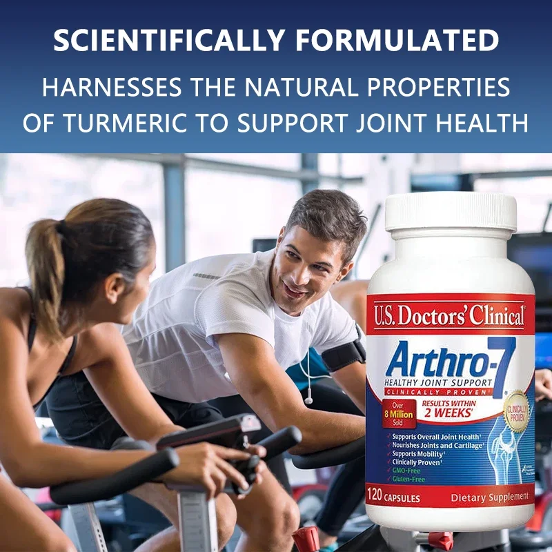 Arthro-7 - Joint Support Complex with Turmeric and Collagen for Enhanced Joint Flexibility, Mobility and Strong Cartilage