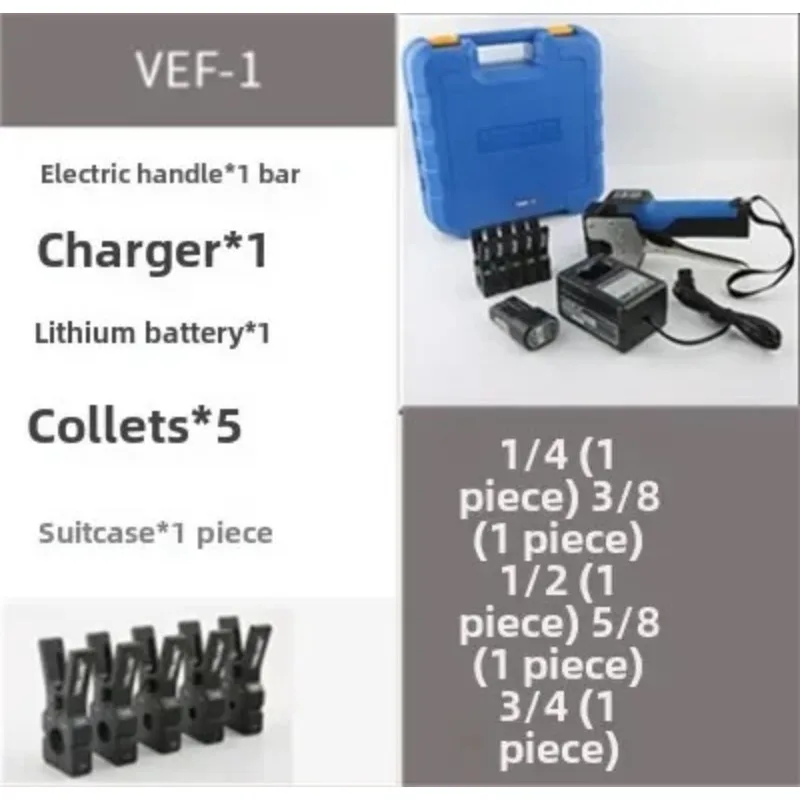 Battery Expander VEF-1/2 Air Conditioning Expander Copper Tube Flared Tube Expander Rechargeable Electric