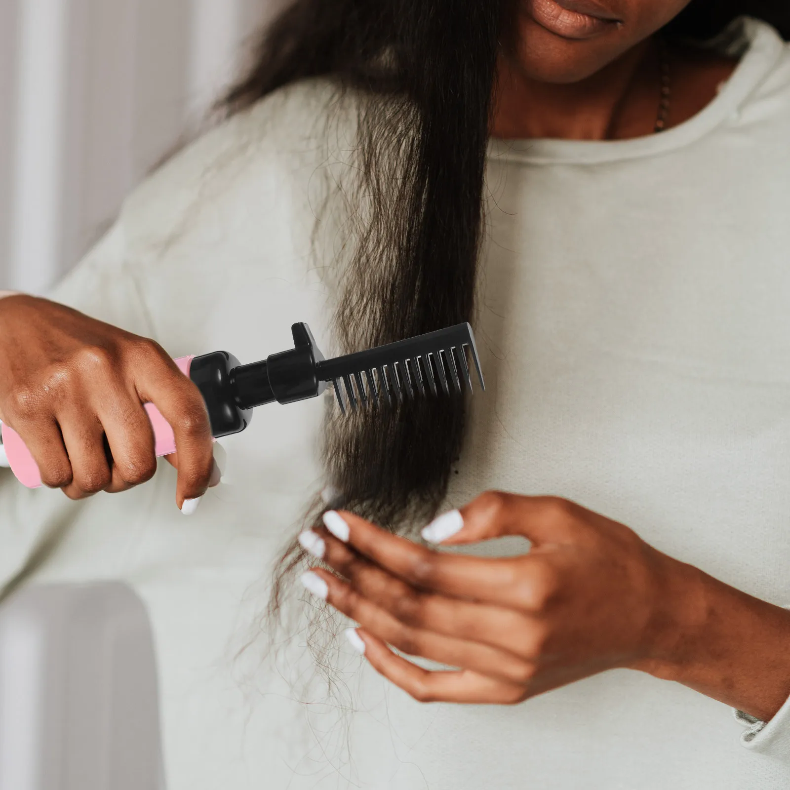 

3Pcs Coloring Bottle with Comb 60Ml Smooth Safe Material Hair Dye Applicator Bottles for Root Touch Up Styling Tools